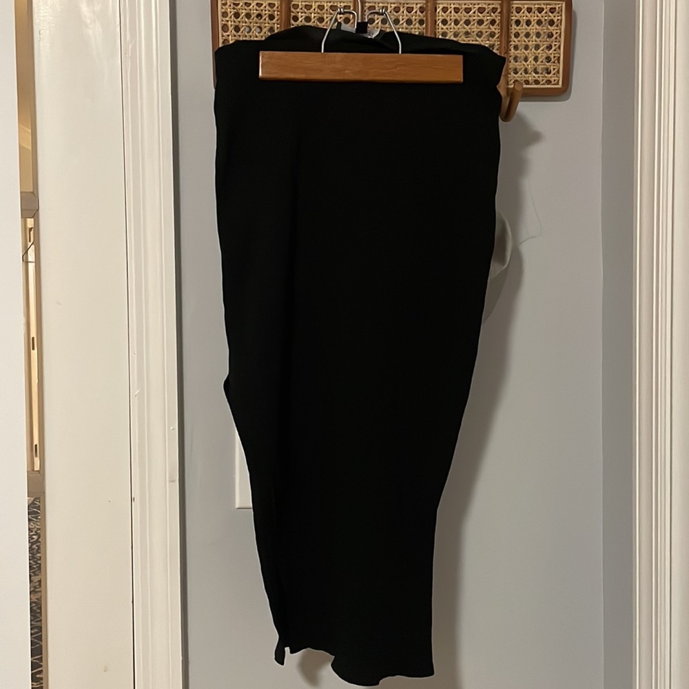 Lulus Black Ribbed Bodycon Two-Piece Dress - Picture 5 of 5